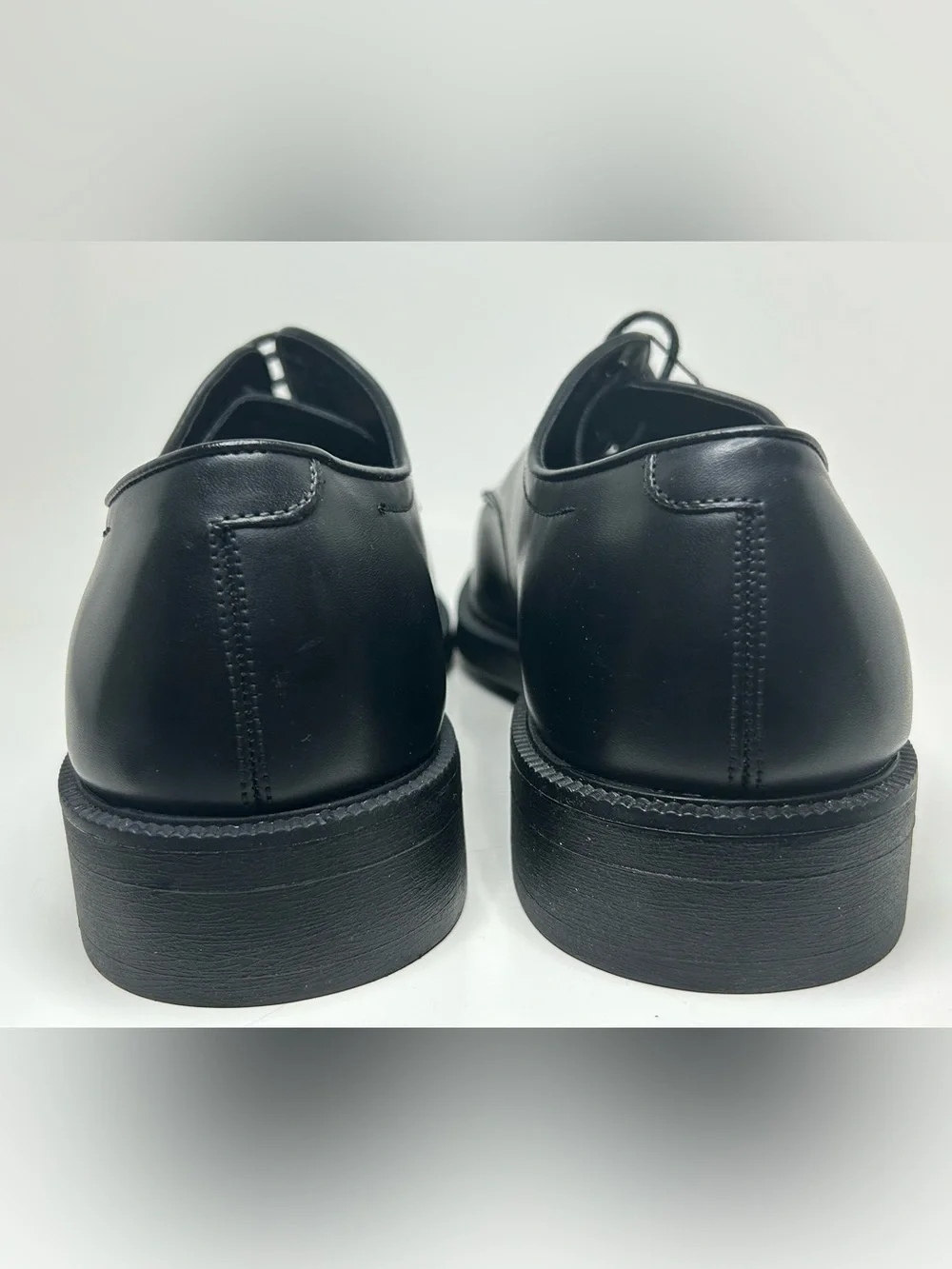 Zara Men’s Black Pointed Toe Derby Dress Shoe Size 11 (44) NWT